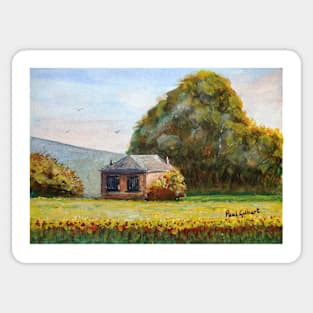 Sunflower Farm - Watercolour Sticker